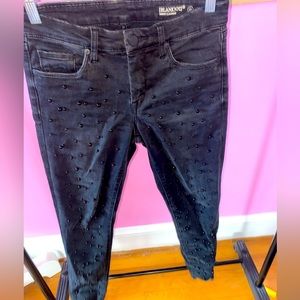 Blank NYC Embellished Black Jeans!